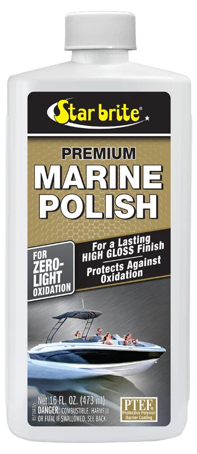 085716PW – STAR BRITE Polishing Compound, Used To Protect Fiberglass/ Metal/ Painted Surface 16 Ounce Bottle Single Z...